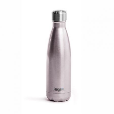 RAGS'Y Termos, butelka termiczna ze stali nierdzewnej BPA Free - Silver Rose 500ml